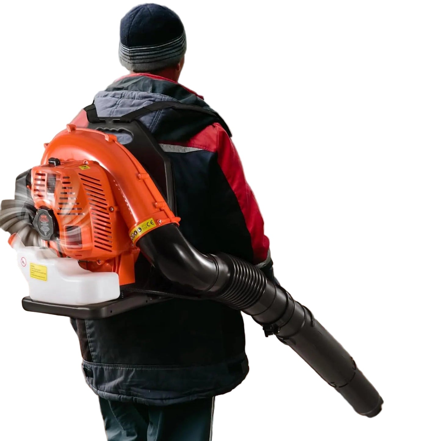 79cc Backpack Gas Leaf Blower, 2-Cycle Gas Powered Backpack Blower with 3L Fuel Tank, 930CFM Air Volume 184MPH Speed,