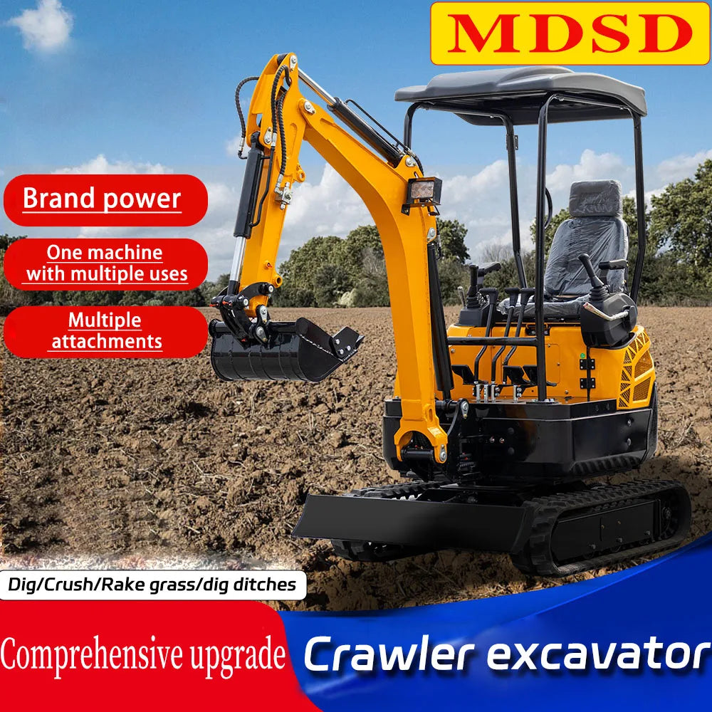 1.2 Ton Mini Crawler Excavator – Kubota EURO 5 Engine, Hydraulic Compact Digger for Agriculture & Construction (CE/EPA Certified)