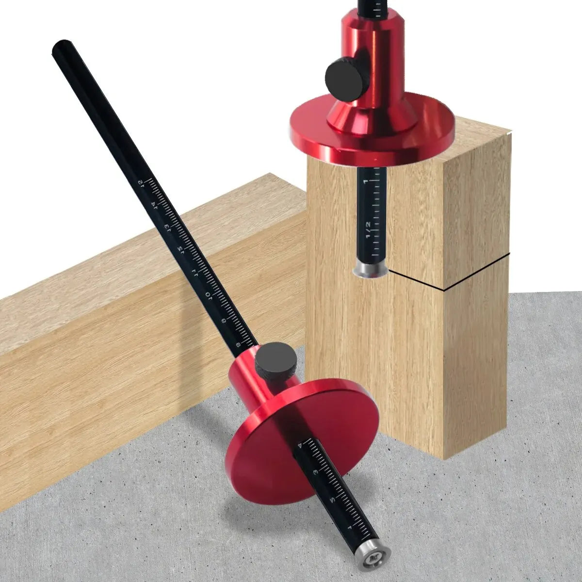 Dual Scale Wheel Marking Gauge ā Precision Woodworking Scriber Tool with Inch & MM for Mortise and Parallel Line Marking