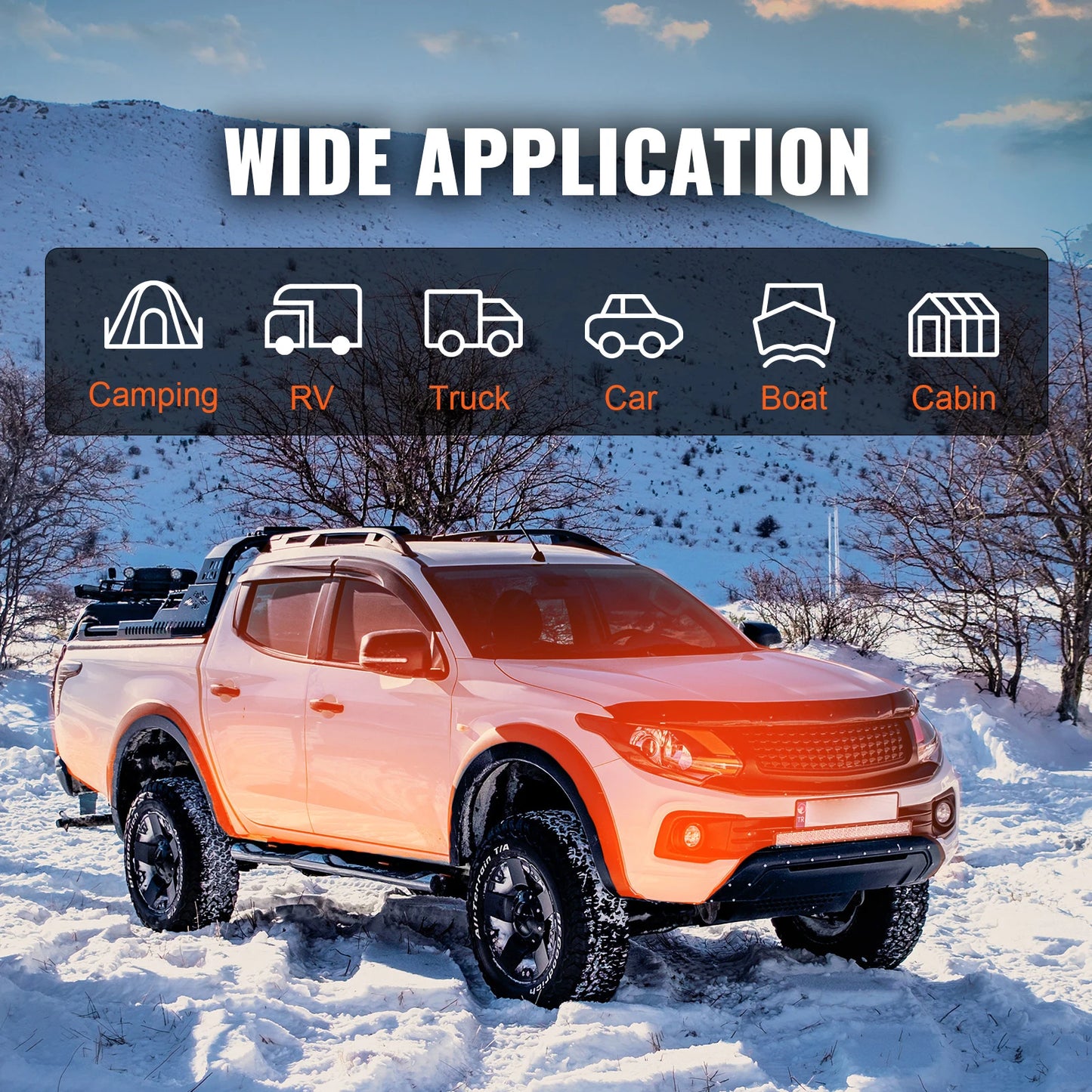 8KW Diesel Air Heater 12V/24V with LCD & Remote – Quiet, Efficient Heating for RVs, Trucks, Boats, and Indoor Use
