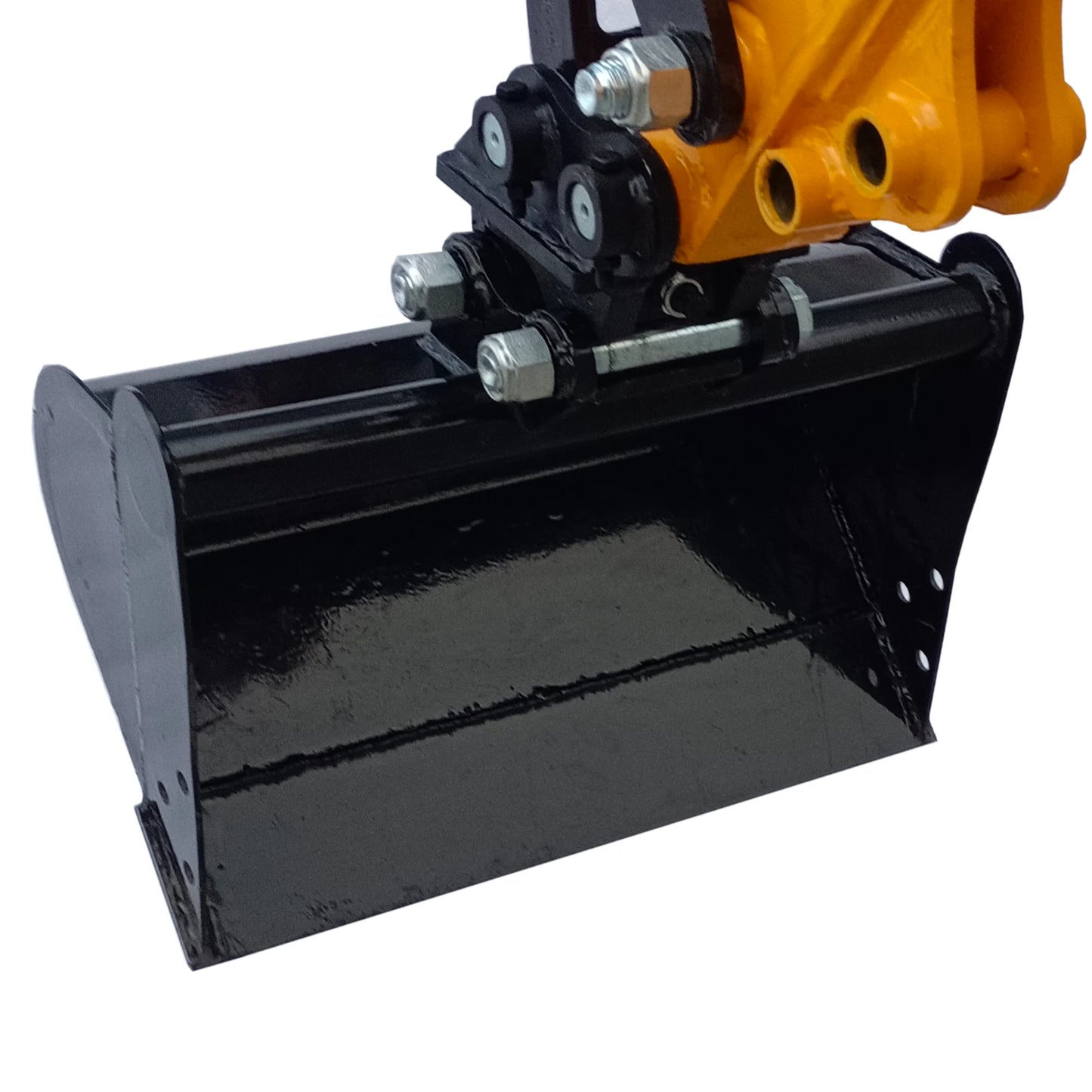 500mm Flat Bucket Attachment (No Tooth) for 1 Ton Mini Excavator โ USA Stock | 25mm Pin, 88mm Center, 90mm Span
