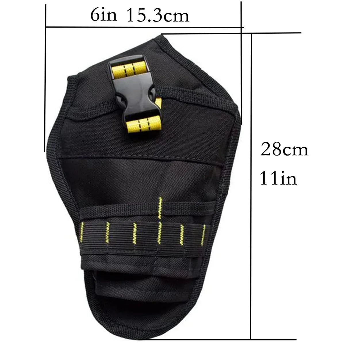 Power Tool Holster – Cordless Drill Holster with Hook & Metal Clip | Oxford Cloth Belt Organizer