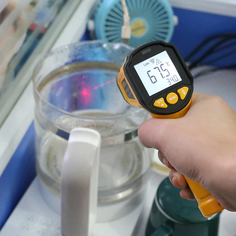 TS380 HYTAIS Infrared Non-Contact Thermometer – High-Precision Industrial Handheld Temperature Gauge (Up to 120°C+)