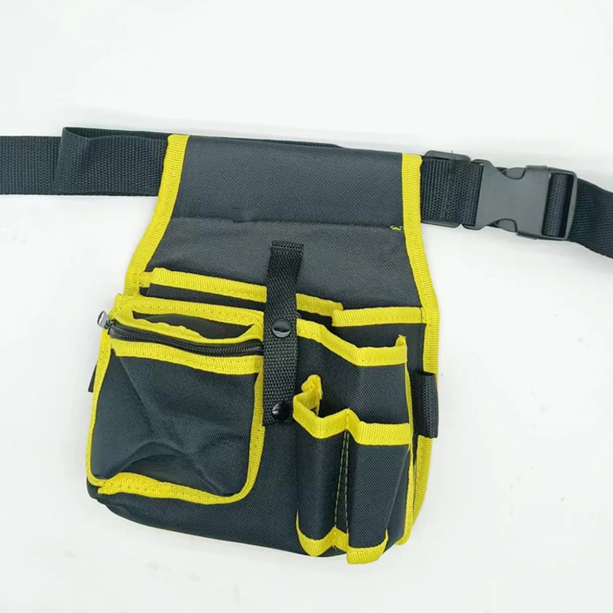 Heavy-Duty Electrician Tool Waist Bag – Multi-Purpose Nylon Maintenance Belt Pouch for Hardware & Repair