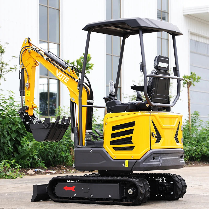 Mini Micro Excavator 1 Ton / 2 Ton – 1000kg EURO Standard Small Digger for Construction, Garden & Custom Home