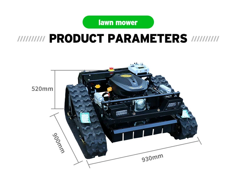 Intelligent Efficient Remote Control Lawn Mower