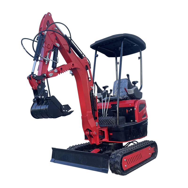 1.5 Ton Mini Excavator – Hydraulic Micro Digger, 16HP Engine, Euro 5/EPA Certified, Low Noise, Customizable for Home or Retail Use