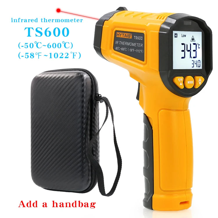 TS380 HYTAIS Infrared Non-Contact Thermometer – High-Precision Industrial Handheld Temperature Gauge (Up to 120°C+)