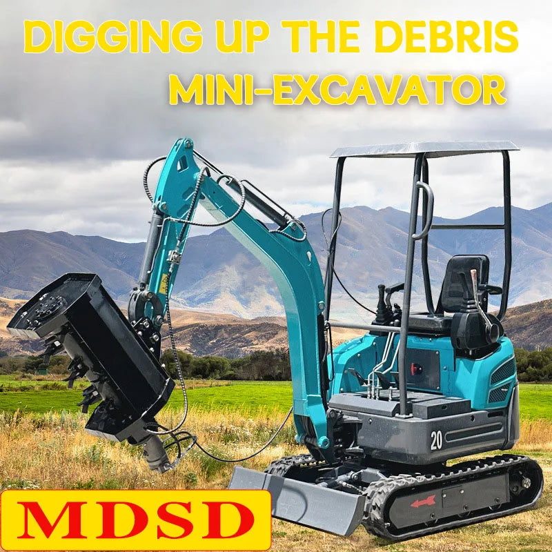 1.2 Ton Mini Crawler Excavator – Kubota EURO 5 Engine, Hydraulic Compact Digger for Agriculture & Construction (CE/EPA Certified)