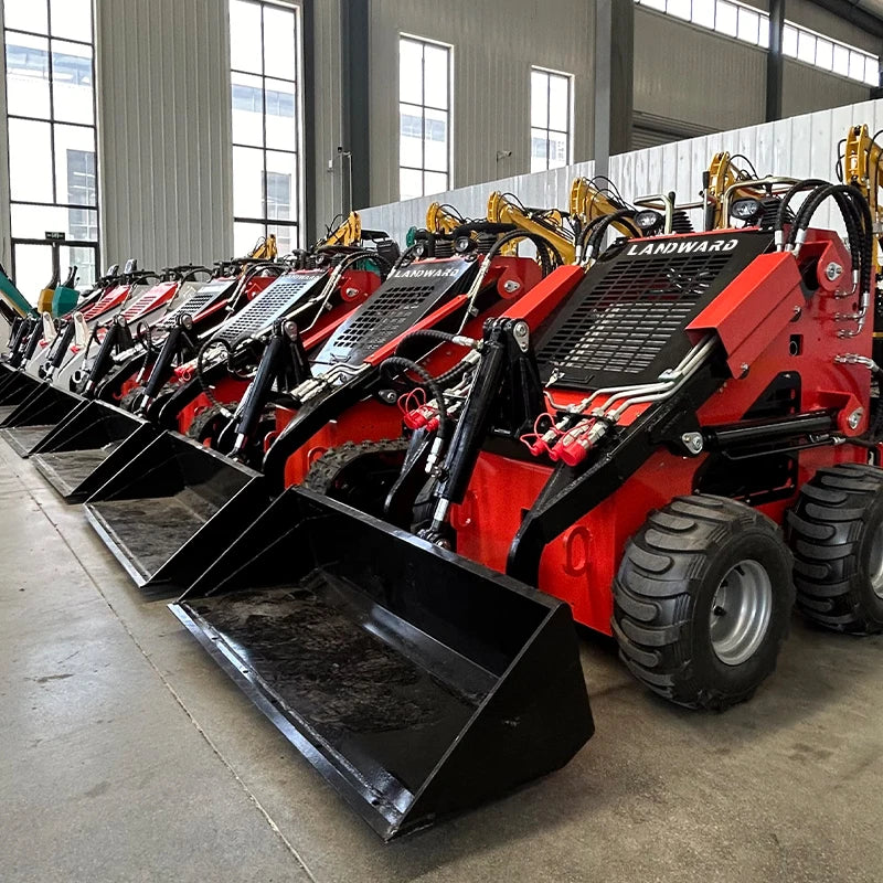Mini Loader With Attachments ST480 Skid Steer Loader 900kg Farm Mini Skid Steer Loader EPA