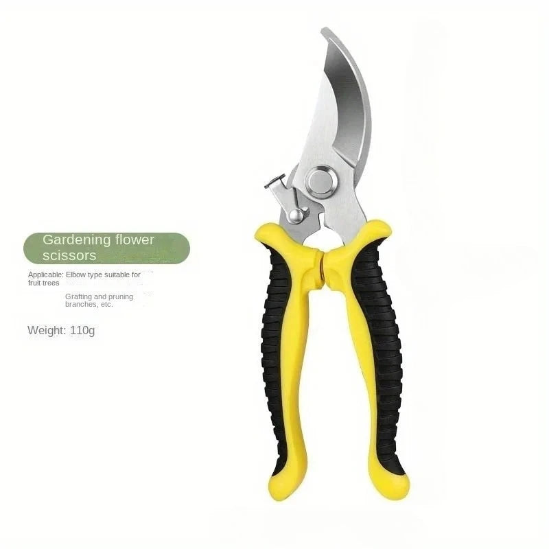 Stainless Steel Professional Gardening Shears ā Heavy-Duty Pruning Tool for Branches, Flowers & Fruit Trees