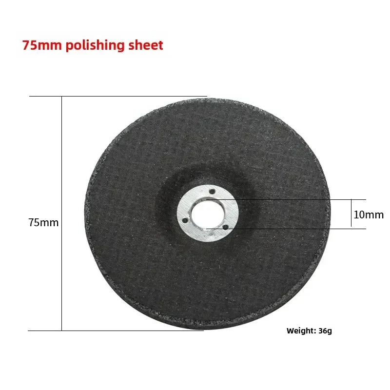 7PCS 3-Inch Cutting & Flap Disc Set ā 75mm Angle Grinder Wheels for Metal, Wood, Tile, Stone, Polishing & Grinding