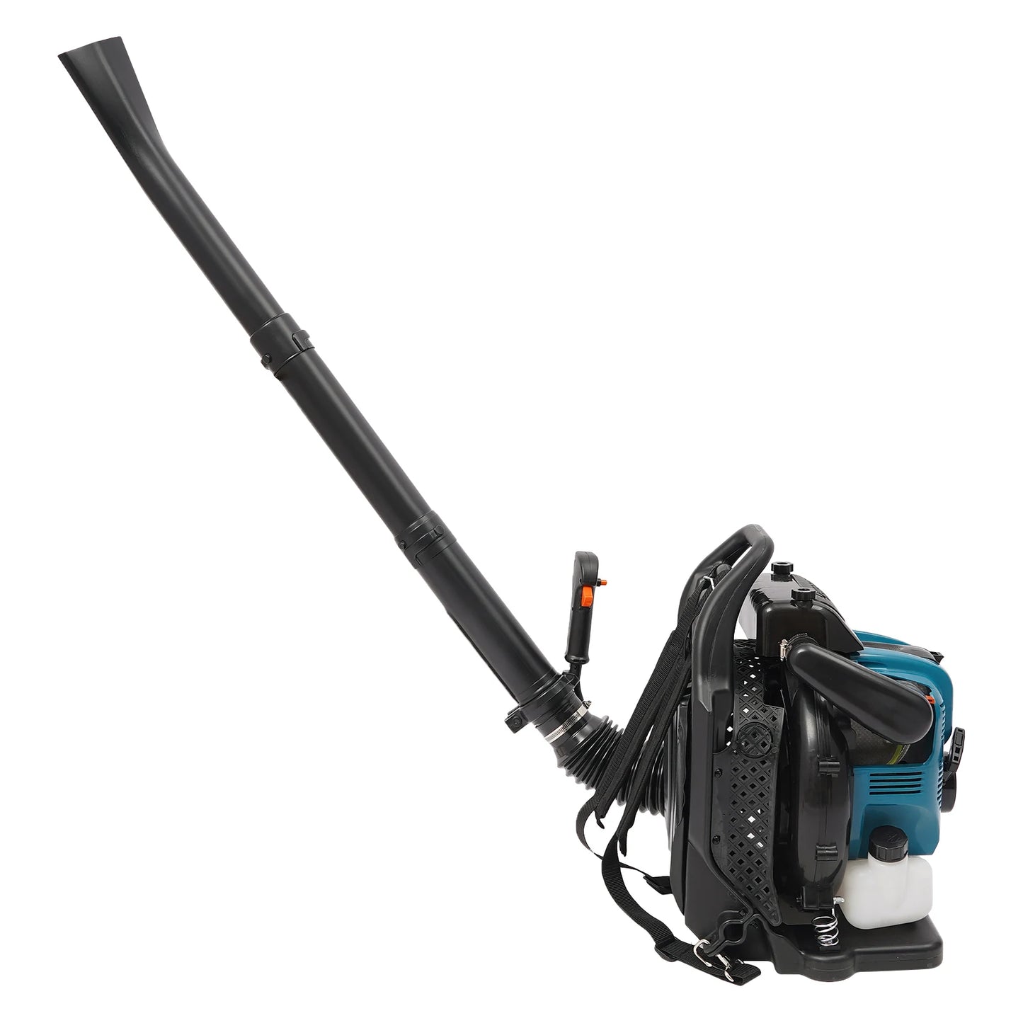75.6CC 4 Stroke Backpack Leaf Blower 2.6KW Gasoline Powered Engine Lawn Blower Cordless Snow Dust Blowing Cleaning Tool 7000Rpm