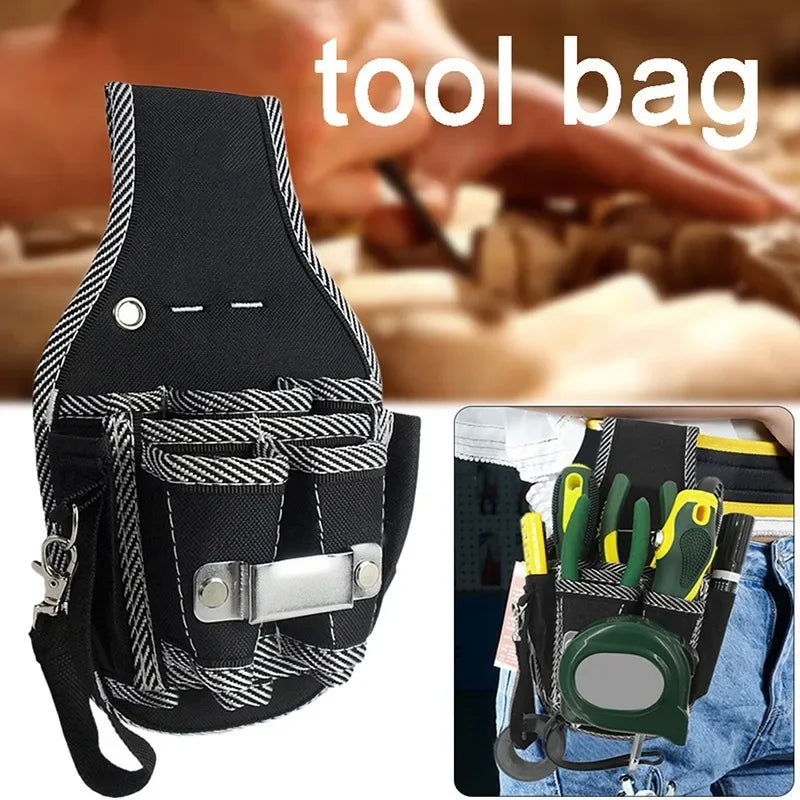 Multifunctional Tool Belt Pouch β Nylon Electrician Waist Bag for Screwdrivers & Kits