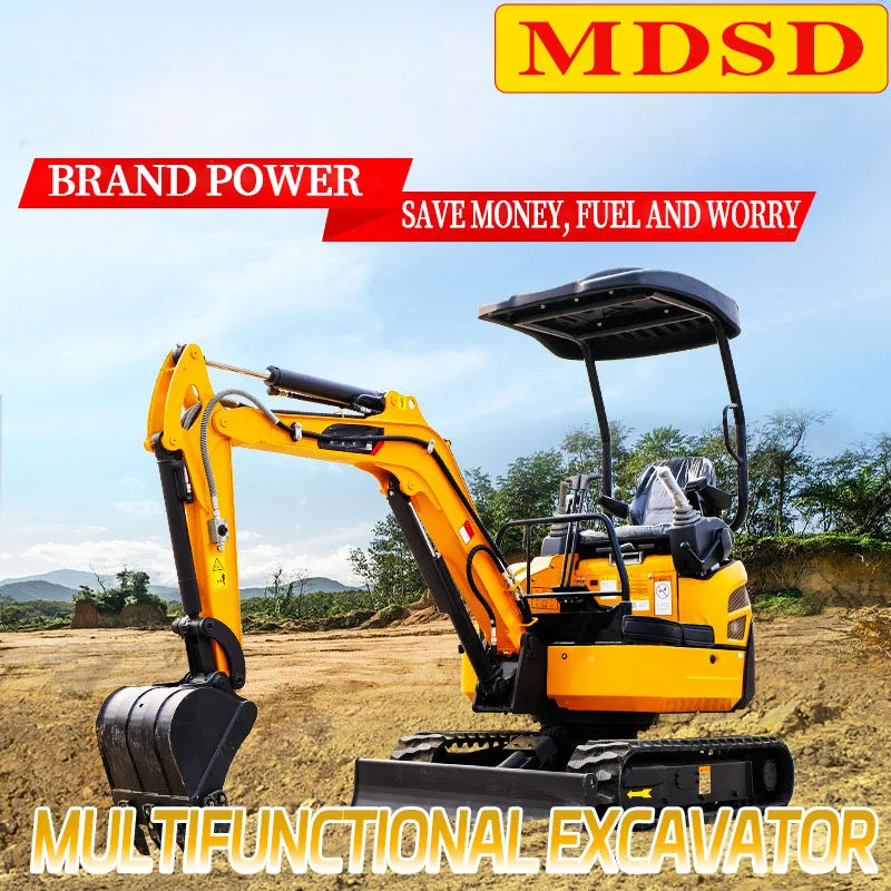 1.2 Ton Mini Crawler Excavator – Kubota EURO 5 Engine, Hydraulic Compact Digger for Agriculture & Construction (CE/EPA Certified)