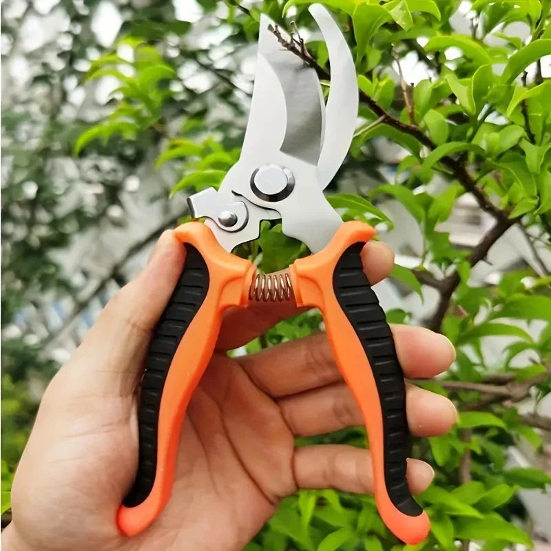 Stainless Steel Professional Gardening Shears ā Heavy-Duty Pruning Tool for Branches, Flowers & Fruit Trees