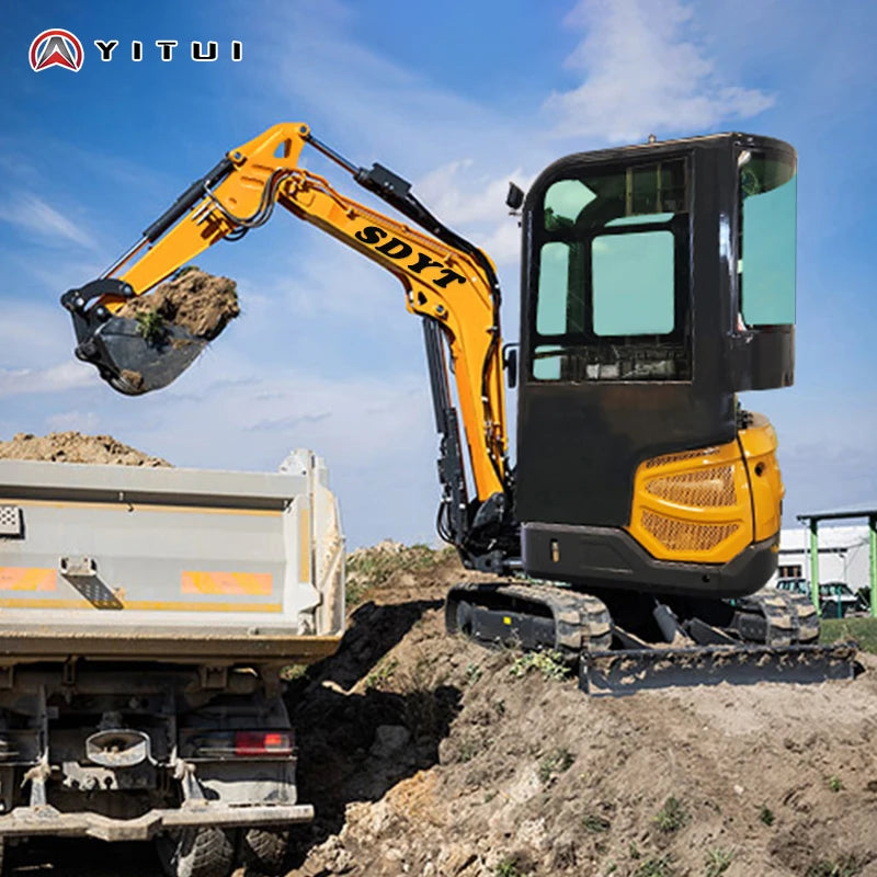 1.2 Ton Mini Excavator with EPA Euro 5 Engine | Small Orchard Digger | Customizable Color & Features | Factory Price
