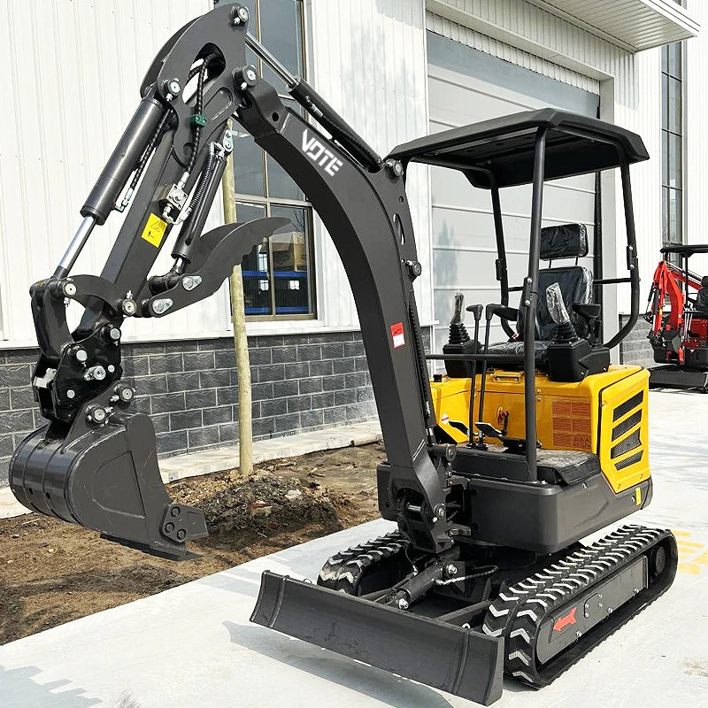 Mini Micro Excavator 1 Ton / 2 Ton – 1000kg EURO Standard Small Digger for Construction, Garden & Custom Home