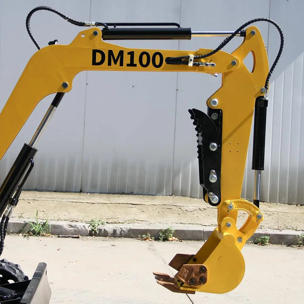 1-Ton Mini Excavator 13.5HP Diesel with Thumb | Compact Trench Digger for Construction & Landscaping | EPA Certified