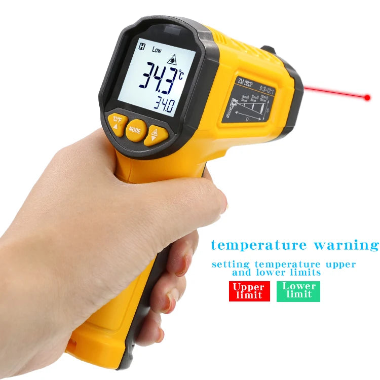 TS380 HYTAIS Infrared Non-Contact Thermometer – High-Precision Industrial Handheld Temperature Gauge (Up to 120°C+)