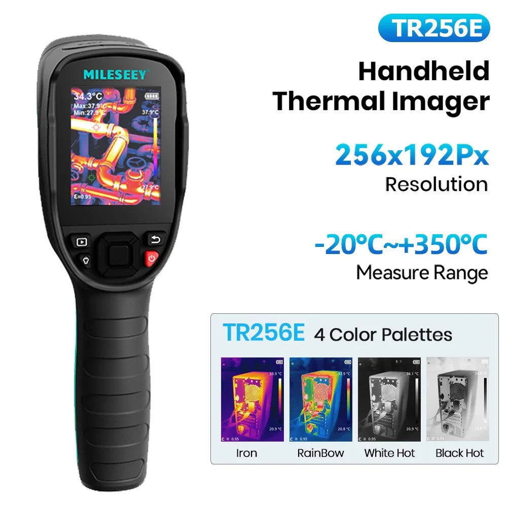 TR256E /B Thermal Imager 256X192 Thermal Imaging Camera Infrared Temperature Meter For Repair, PCB, Pipeline Detection