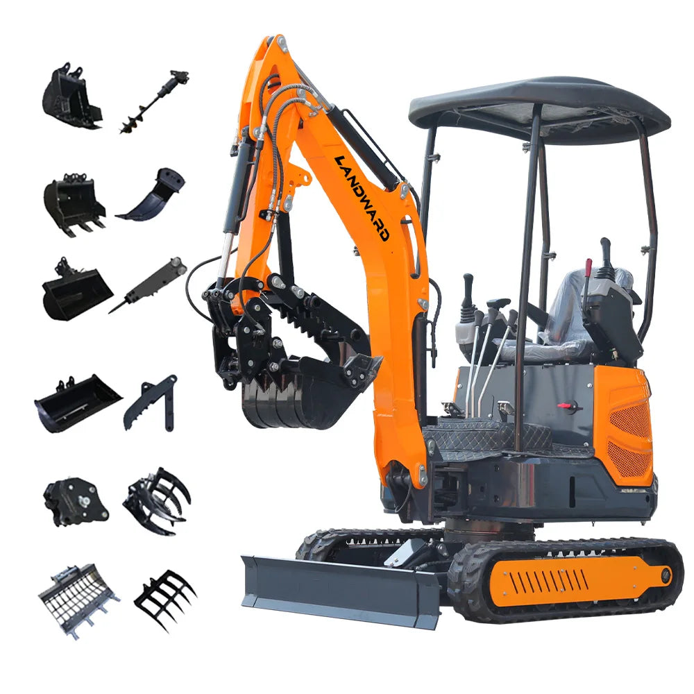 2.5 Ton Mini Excavator with Kubota Engine – 1800KG Hydraulic Digger