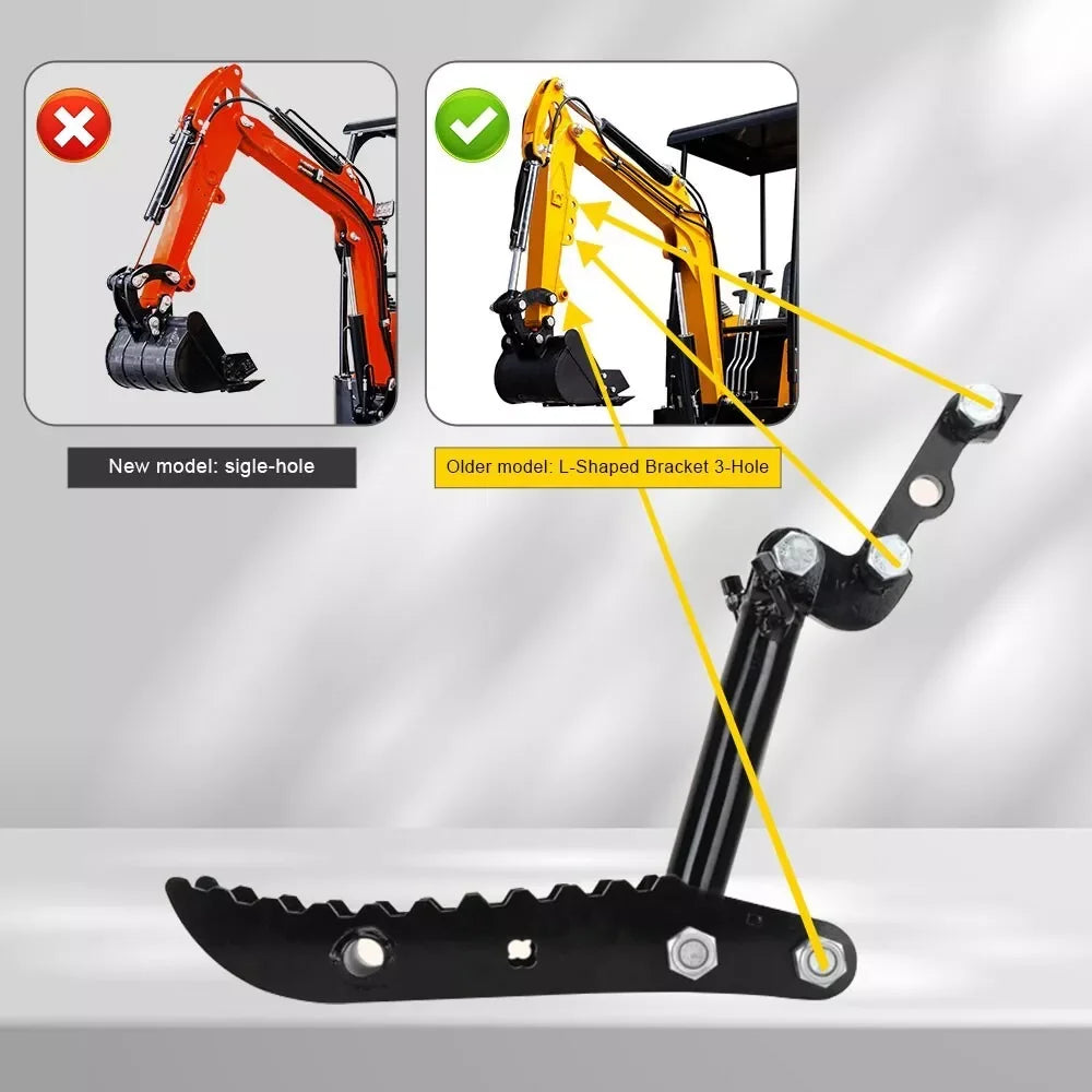 Hydraulic Thumb Clip For Mini Excavators Small Digger Attachment USA Stock