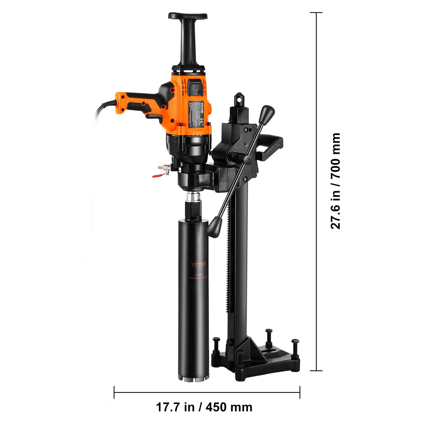 Handheld Diamond Core Drill Machine – Wet & Dry Concrete Drilling 2000W/2600W