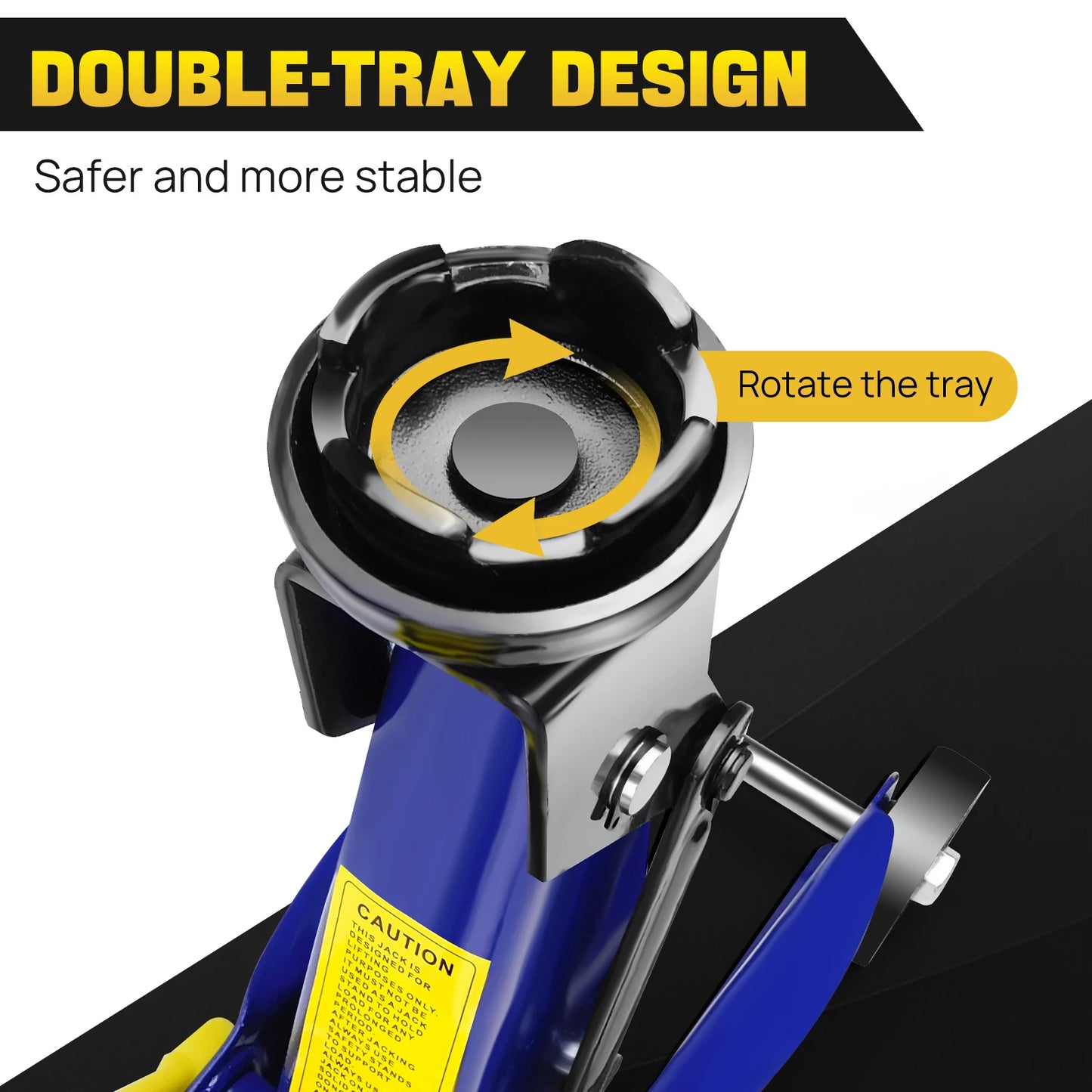 Hydraulic Floor Jack 3 Ton Jack Stand Set – 2 Ton Quick Lift Trolley Jack + Tire Repair Support Kit