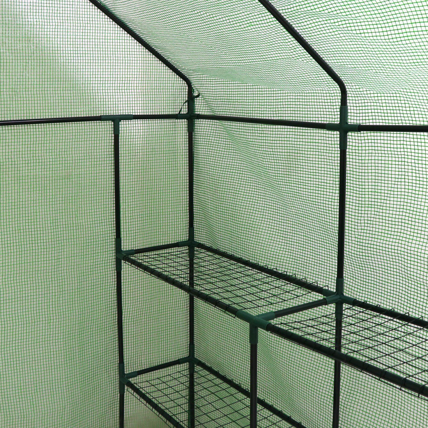 Walk In Greenhouse Garden for Planter Mini 8 Shelves 3 Tier Portable Green House