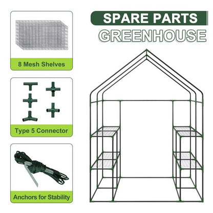 Portable Greenhouse Walk In Green House Outdoor Plant Gardening Year Around