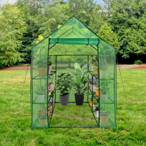Portable Greenhouse Walk In Green House Outdoor Plant Gardening Year Around