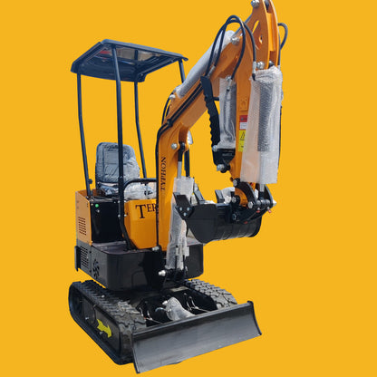 Mini Excavator 1 Ton Digger 13.5hp Gas Tracked Crawler B&S EPA Engine In USA