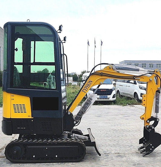 TYPHON Terror X 1.15 Ton Mini Excavator – 13.5HP Gas Track Crawler Digger with EPA Certification