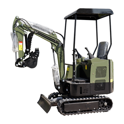 Mini Excavator 1 Ton Digger 13.5hp Gas Tracked Crawler B&S EPA Engine