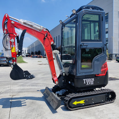 2 Ton New Mini Excavator Digger Tractor, EPA certified KUBOTA D902 Diesel Engine