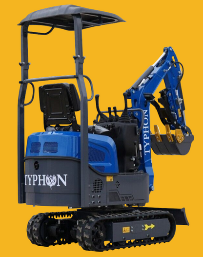 Mini Excavator 1 Ton Digger 13.5hp Gas Tracked Crawler B&S EPA Engine TERROR XI