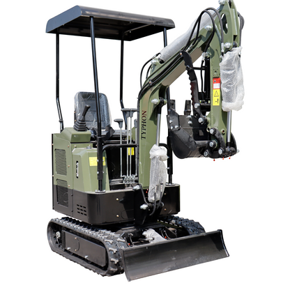 Mini Excavator 1 Ton Digger 13.5hp Gas Tracked Crawler B&S EPA Engine