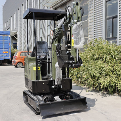 Mini Excavator 1 Ton Digger 13.5hp Gas Tracked Crawler B&S EPA Engine
