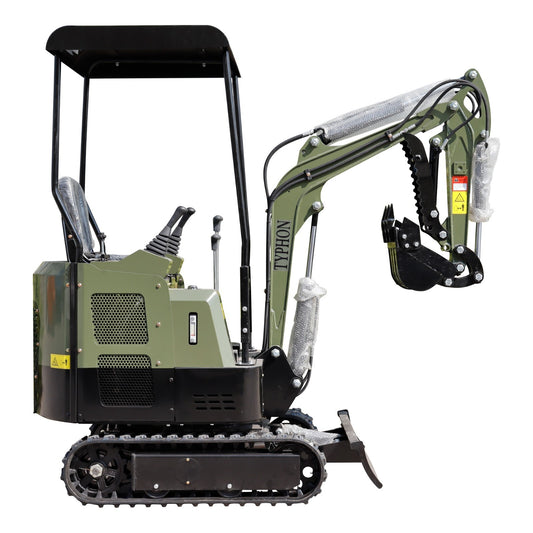 Mini Excavator 1 Ton Digger 13.5hp Gas Tracked Crawler B&S EPA Engine