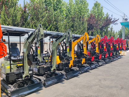 2 Ton New Mini Excavator Digger Tractor, EPA certified KUBOTA D902 Diesel Engine