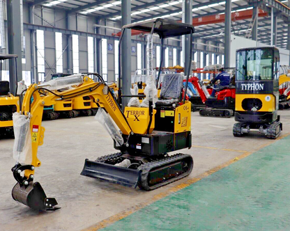 Mini Excavator 1 Ton Digger 13.5hp Gas Tracked Crawler B&S EPA Engine In USA