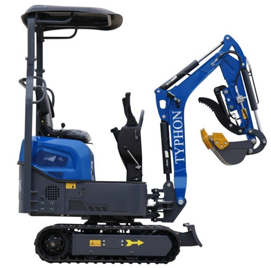 TERROR XI Mini Excavator 1 Ton Digger 13.5hp Gas Tracked Crawler B&S EPA Engine