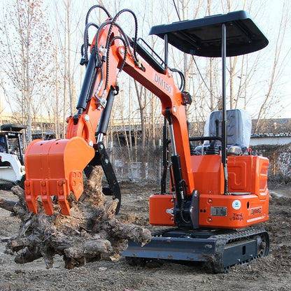 13.5HP 1 TON Mini Excavator B&S EPA Engine Hydraulic Thumb Digger