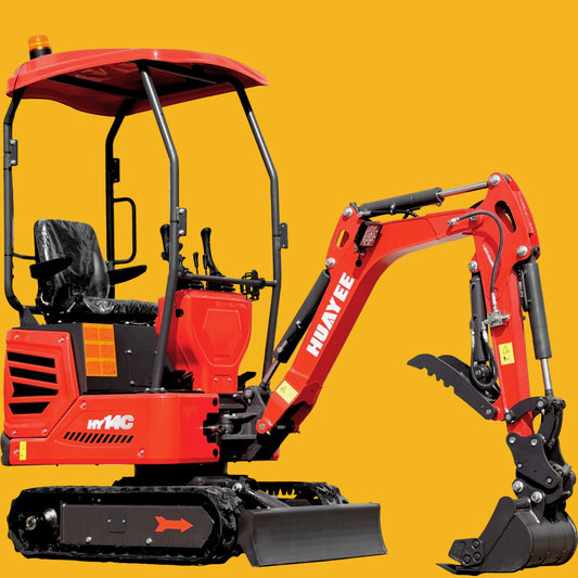 Mini Excavator 1.4 Ton Tracked Digger 13.5HP B&S EPA Gas Engine