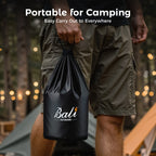 6.5 Inch Wood Stainless Steel Tabletop Fire Pit