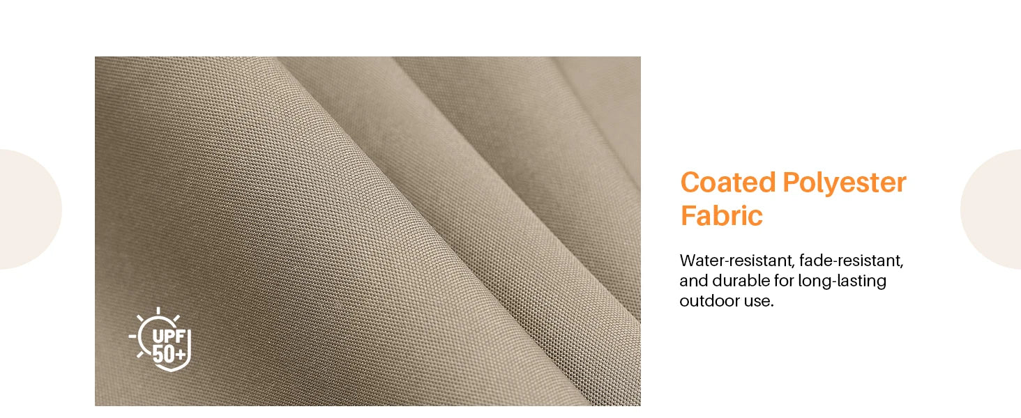 SeeHill 10' x 10' Patio Gazebo with Steel Frame and Double Roof, Outdoor Canopy Tent with Mosquito Netting for Garden or Lawn