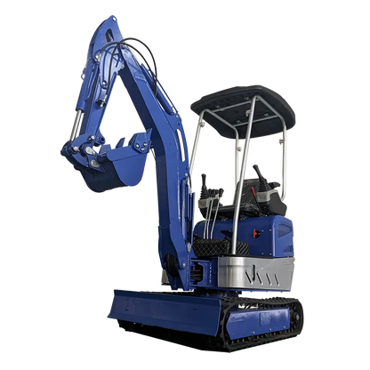 1.5 Ton Mini Excavator – Hydraulic Micro Digger, 16HP Engine, Euro 5/EPA Certified, Low Noise, Customizable for Home or Retail Use
