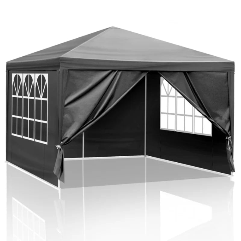 10'x10' Gazebo Waterproof Outdoor Canopy Patio Tent Party Tent for Wedding BBQ Cater for Parties and Backyard Weddings