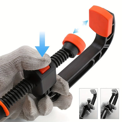 2-Pack 7-Inch Heavy-Duty Spring Clamps – Strong Grip Nylon Plastic Jaw Clips for Woodworking & DIY Projects